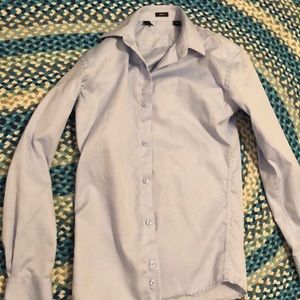 Blue button up shirt boys